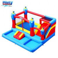 Blast Zone Misty Kingdom Inflatable Bounce and Water Slide Combo   070077715